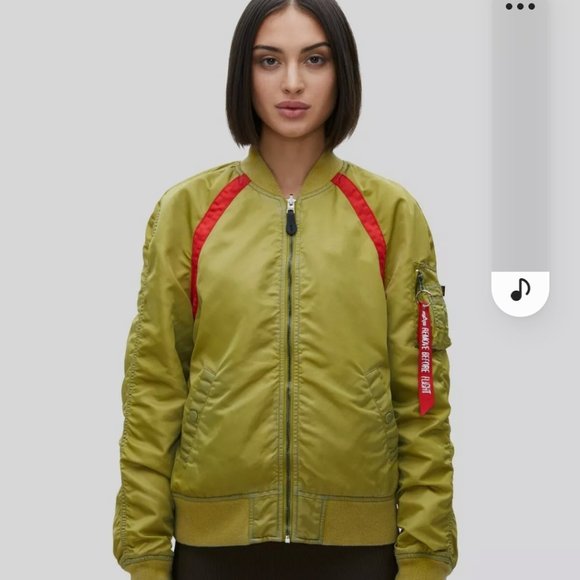 Alpha Industries Raglan Battle Wash Flight Jacket - Picture 3 of 4